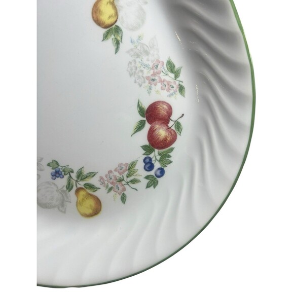 Corelle Swirl Apple Pear Fruit CHUTNEY 12 1/4" x 10" Oblong/Oval Serving Platter - Picture 9 of 9